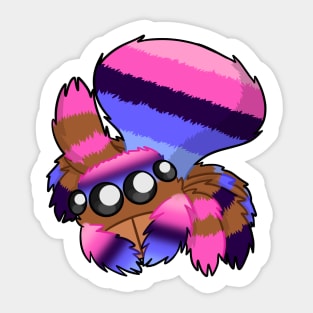 Omnisexual Peacock Spider Sticker